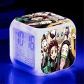 Réveils numériques Anime Demon Slayer figurines lumineuses Kimetsu No Yaiba Kamado Tanjirou