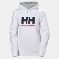 Helly Hansen Felpa Con Cappuccio Donna Hh Logo In French Terry Bianco L