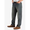 Men's Big & Tall Lee® Loose Fit 5-Pocket Jeans by Lee in Worn Stone (Size 44 28)