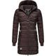 Steppjacke RAGWEAR "Tiasa Long" Gr. M (38), braun (dunkelbraun) Damen Jacken Steppjacken