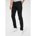 Regular-fit-Jeans BUGATTI "Flexcity" Gr. 40, Länge 34, schwarz (black) Herren Jeans Regular Fit