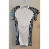 Adidas Other | Adidas Adult Techfit Padded Football Shirt White & Black Size L | Color: Black/White | Size: Os