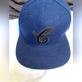 Coach Accessories | Authentic Coach Wool Flat Brim Hat | Color: Black/Blue | Size: Os