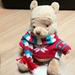 Disney Toys | Disneys Winnie The Pooh 2008 Christmas Bear With Tags | Color: Red | Size: 14”