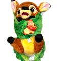 Disney Toys | Disney Parks Babies Baby Bambi W/ Butterfly Blanket Plush Stuffed Toy Deer | Color: Brown/Green | Size: Osbb