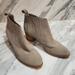 Anthropologie Shoes | Anthropologie Grey Suede Bootie Sz 39 | Color: Gray | Size: 9