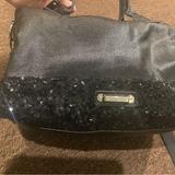 Nine West Bags | Euc Nine West Black Sequins Shoulder Bag Handbag Satchel Tote Purse Carry On | Color: Black | Size: Os