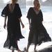 Free People Dresses | Free People Orianna Ruffles Billowy Button Up Flowy Maxi Duster Dress | Color: Black | Size: Xs