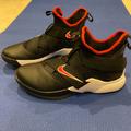 Nike Shoes | Nike Lebron Soldier 12 "Bred" Mens Basketball Shoes - Size 10 | Color: Black/Red | Size: 10