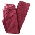 J. Crew Pants & Jumpsuits | J. Crew Burgundy Corduroy Matchstick Skinny Pants | Color: Pink/Red | Size: 27