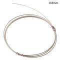 HeroNeo 1 Meter 925 Sterling Silver Wire Jewelry Making 0.3/0.4/0.5/0.6/0.7/0.8/0.9/1/1.2mm Tarnish Resistant Silver Coil Wire
