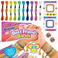 Dream Fun Friendship Bracelet Kit for Girls Gift Birthday Gifts for Girls Age 3-12 Kids Bracelets Bead Kit Craft Toy Gift for -12 Year Old Girl Kid DIY Jewellery Making Kit for Girls 3-12 Year Old