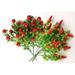 Plastic Red Pepper Bunch Artificial Plants Simulation Peppers Fake Vegetables Home Decoration;Plastic Fake Red Pepper Bunch Artificial Plants Simulation Peppers