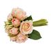 18 Bunch Artificial Roses Silk-printed Silk Cloth Roses For Home Party Valentine s Day Decoration Artificial Flowers Bridal Bouquets Artificial Flowers