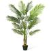 Gymax 5Ft Artificial Phoenix Palm Tree Plant for Indoor Home Office Decoration