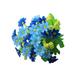 28 Heads Artificial Flower Bouquet Wedding Party Banquet Decorative Silk Cloth Flower Fake Bouquet Sky Blue