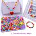 Bead Kits for Jewelry Making Craft Beads for Kids Girls Jewelry Making Kits Colorful Acrylic Girls Bead Set Jewelry Crafting Set