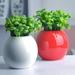 Walbest 10Pcs Bean Sprout Artificial Fake Plant Plastic Potted Home Office Table Desk Decor