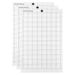 Andoer Replacement Cutting Mat Transparent Adhesive Cricut Mat Mat with Measuring Grid 8 by 12-Inch for Silhouette Cameo Cricut Explore Plotter Machine 3PCS