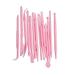 14Pcs/set Plastic Clay Set Wax Pottery Tools Sculpture Shaper Polymer Modeling Clay Tools Set pink