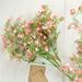 Efavormart 4 Pack - 27 Babys Breath Artificial Flowers Gypsophila Real Touch Silk Flowers Stem - Coral for DIY Wedding Party Home Floral Arrangement Garden Decoration