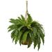 Nearly Natural Boston Fern Hanging Basket