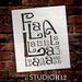 Fa La La La La - Whimsical - Word Art Stencil - 7 x 6 - STCL1353_1 by StudioR12