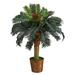 3 Sago Palm Artificial Tree