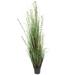 Vickerman Everyday 60 Artificial Green Grass and Eucalyptus with Black Plastic Pot - Faux Grass Plant Decor - Home Or Office Indoor Greenery Accent