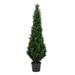 Vickerman 5 Artificial Potted Green Cedar Tree.