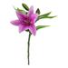 Dtydtpe Flowers Artificial Flowers Artificial Lily-Flowers with 1 Full-Bloom Flower Heads and 2 Buds Wedding Party Office Home Decor