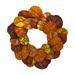 Nearly Natural 29in. Fiddle Leaf Artificial Wreath (Assorted Colors)