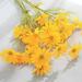 6 Bundles Artificial Flowers Silk Daisy Artificial Gerber Daisy for Home Decoration Artificial Daisy for Wedding Decoration