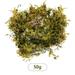 iOPQO Artificial flowers Fake Moss Artificial Moss For Potted Plants Greenery Moss Home Decor Fairy Garden Crafts Wedding Decoration Fresh Green 50g desktop decoration B