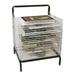 Stack-N-Dry Spring Loaded Drying Rack - Perfect For an Art Organizer Paintings Storage and Any Drying Needs
