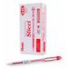 Pentel Arts Slicci 0.25 mm Extra Fine Gel Pen Red Ink Box of 12 (BG202-B)