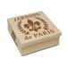 Jardins de Paris Fleur de Lis Square Rubber Stamp Stamping Scrapbooking Crafting - Small 1.25in