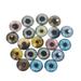 HLGDYJ 20Pcs Glass Doll Eyes Animal DIY Crafts Eyeballs For Dinosaur Eye Accessories Jewelry Making Handmade 8mm/12mm/18mm