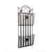 Two Tiers Metal Wall File Holder with Apple Decorations