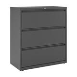 Hirsh 36 Inch Wide 3 Drawer Metal Lateral File Cabinet for Home and Office Holds Letter Legal and A4 Hanging Folders Charcoal