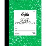 School Smart Skip-A-Line Ruled Composition Book Grade 1 Green 50 Sheets