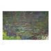 Waterlilies at Sunset Detail From The Right Hand Side 1915-26 Poster Print by Claude Monet - 36 x 24 in. - Large