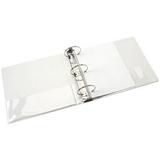 751001 11 x 8.5 in. Round Ring Binder - White 3 in. Capacity