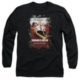 Shaun Of The Dead Poster Long Sleeve Adult 18/1 T-Shirt Black