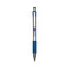 F-301 Ballpoint Pen Retractable Fine 0.7 Mm Blue Ink Stainless Steel/blue Barrel 2/pack | Bundle of 2 Packs