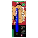 Sakura 50282 SumoGrip 0.5-mm Pencil with Eraser Clear Blue