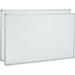 72 W x 48 H Magnetic Whiteboard Steel Surface with Aluminum Frame 2/Pk