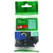LM Tapes replacement for Brother PT-D200 Label Maker 6mm White on Green Compatible TZe P-touch Tape (1/4 0.23 Laminated) for use in Ptouch PTD200 Label Printer