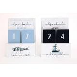 Seashore Perpetual Desk Calendar