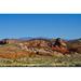 USA Nevada Valley of Fire State Park. Mouse Tank Road looking north Poster Print by Bernard Friel (18 x 24)